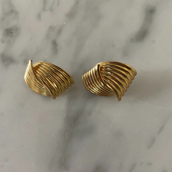 AUREUM Jewelry - Aureum Vienna Gold Textured Earrings
